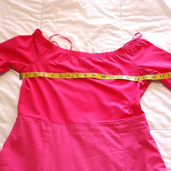 Vacation Look Tuckernuck Long Sleeve Midi Dress, Pink, Medium - Picture 7 of 10